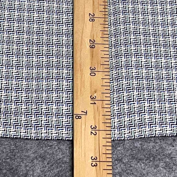 Men's Hagen Button-Down Shirt Blue White Geometric Print 100% Cotton Size XL - Picture 7 of 7